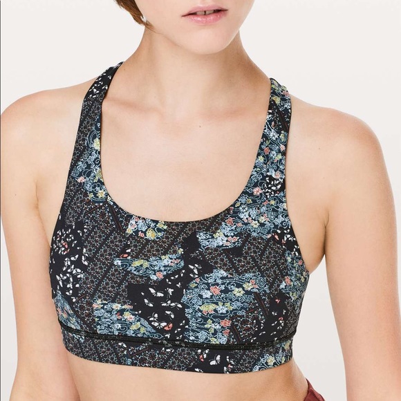 lululemon athletica Other - EUC lululemon invigorate bra ASSEMBLAGE ALPINE WHITE MULTI size 8